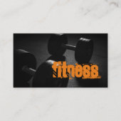 Fitness Personal Trainer Visitekaartje (Voorkant)