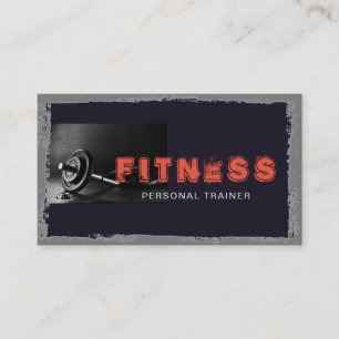 Fitness Personal Trainer Visitekaartje