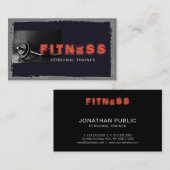 Fitness Personal Trainer Visitekaartje (Voorkant / Achterkant)