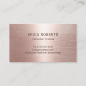 Fitness - persoonlijke trainer 3 klasse passeert g klantenkaartje (Achterkant)