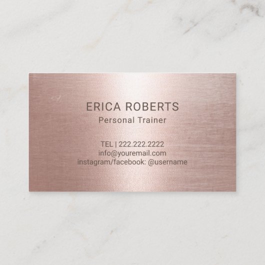 Fitness - persoonlijke trainer 3 klasse passeert g klantenkaartje (Achterkant)