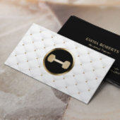 Fitness - persoonlijke trainer - Luxury Gold en Wh Visitekaartje