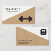 Fitness | Persoonlijke Trainerscoach Visitekaartje (Voorkant / Achterkant)