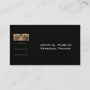Fitness - persoonlijke training voeding visitekaartje