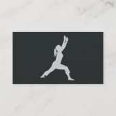 Fitness Pilates Instructeur op wit Visitekaartje (Achterkant)