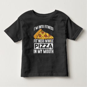 Fitness Pizza Slice Restaurant Lover Gym Foodie Kinder Shirts