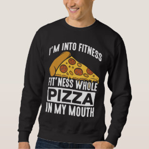 Fitness Pizza Slice Restaurant Lover Gym Foodie Trui