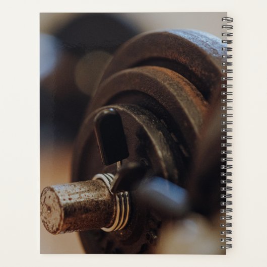 Fitness Planner - Aanpassen met jouw tekst (Achterkant)