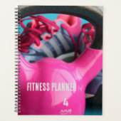 Fitness Planner - Aanpassen met jouw tekst (Voorkant)