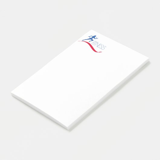 fitness post-it® notes (Schuin)