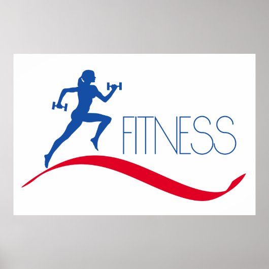 fitness poster (Voorkant)