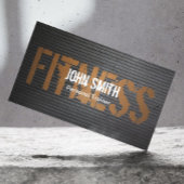 Fitness Professional Grunge Metal Personal Trainer Visitekaartje