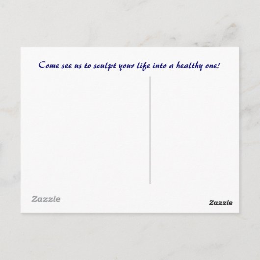 Fitness Professionals postkaart (Achterkant)