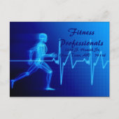 Fitness Professionals postkaart (Voorkant)