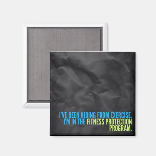 FITNESS PROTECTION PROGRAML MAGNEET (Voorkant / Achterkant)