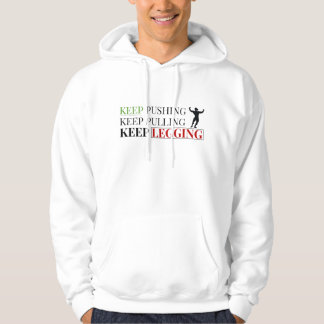 Fitness Quote Pullover Hoodie – Minimal Tekst Ontw