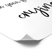 Fitness Quote, Sweat is je dikke huilende, grappig Poster (Hoek)