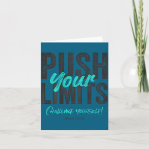 Fitness Quote Y2k Gym Training Achterkant Print Yo Kaart