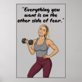 Fitness Quotes Poster (Voorkant)