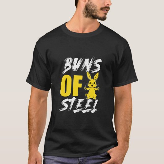 Fitness Rabbit Lover Gym Workout Funny Bun T-shirt (Voorkant)