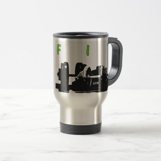 fitness reisbeker (Voorkant rechts)