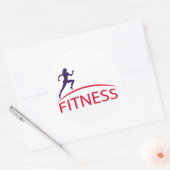 fitness ronde sticker (Envelop)
