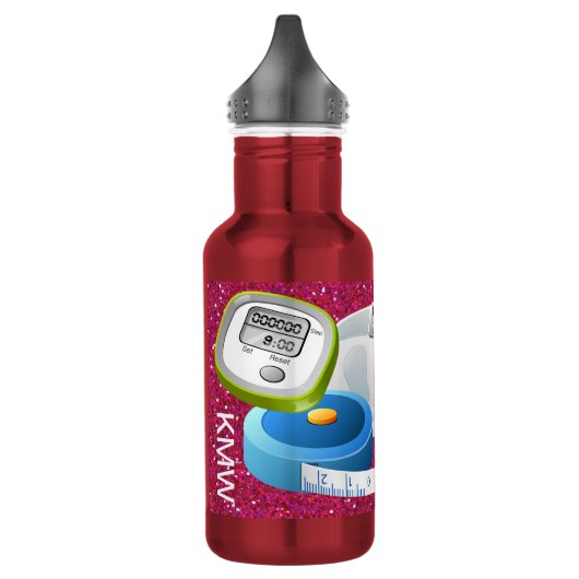 Fitness (roze) fles - SRF (Links)