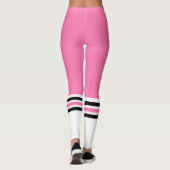 Fitness Roze Tube Sock Leggings (Achterkant)