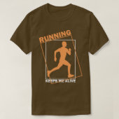 Fitness runner jogging loop t-shirt (Design voorkant)