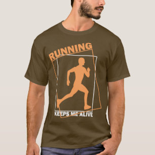 Fitness runner jogging loop t-shirt