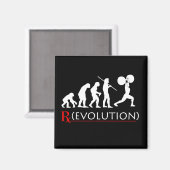 Fitness (rx) Evolutiegrafiekmagneet Magneet (Voorkant / Achterkant)