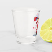 Fitness Santa Claus Shot Glass Shot Glas (Links)
