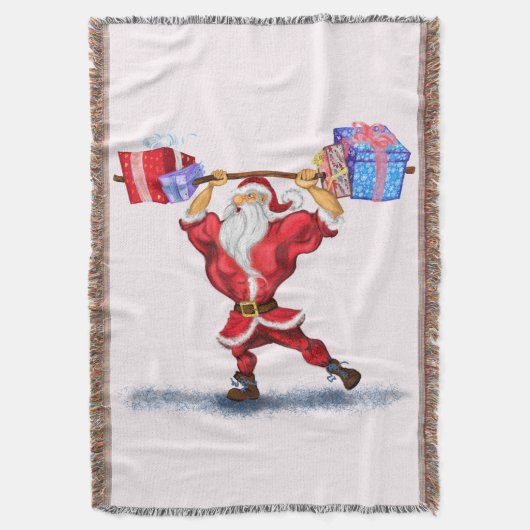 Fitness Santa Gooi Deken (Voorkant Verticaal)