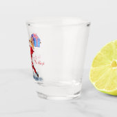 Fitness Santa Shot Glass Grappig Shot Glas (Rechts)