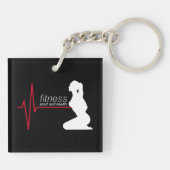 Fitness Sleutelhanger (Achterkant)