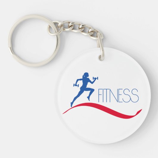 Fitness Sleutelhanger (Voorkant)