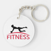 fitness sleutelhanger (Achterkant)