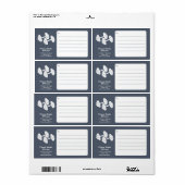 Fitness Studio Dumbbell Grey White Shipping Etiket (Full Sheet)