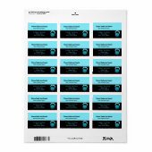 Fitness Studio Name Specialty Kettlebell Address Etiket (Full Sheet)
