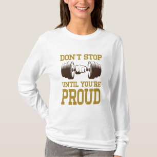 Fitness T-shirt Motivatie Shirten Workout