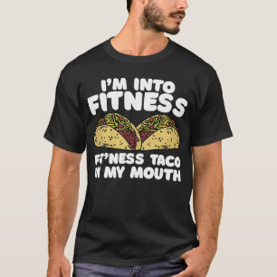 Fitness Taco in mijn mond Mexicaanse Gym Taco T-shirt