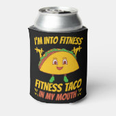 Fitness Taco oefent Gym uit Blikjeskoeler (Blikje Achterkant)