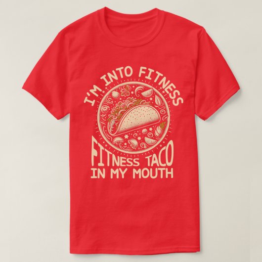 Fitness Taco T-shirt (Design voorkant)