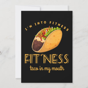 Fitness Taco T Shirt Funny Gym Mannen Mexicaans vo Save The Date