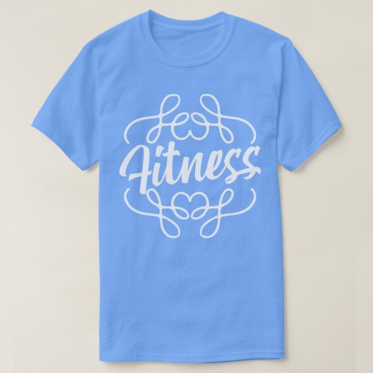 Fitness tekst t-shirt (Design voorkant)