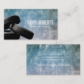 Fitness Tire Training Personal Trainer Grunge Visitekaartje (Voorkant / Achterkant)