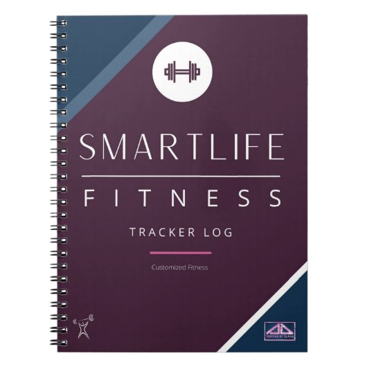 Fitness Tracker-logboek Notitieboek (Voorkant)