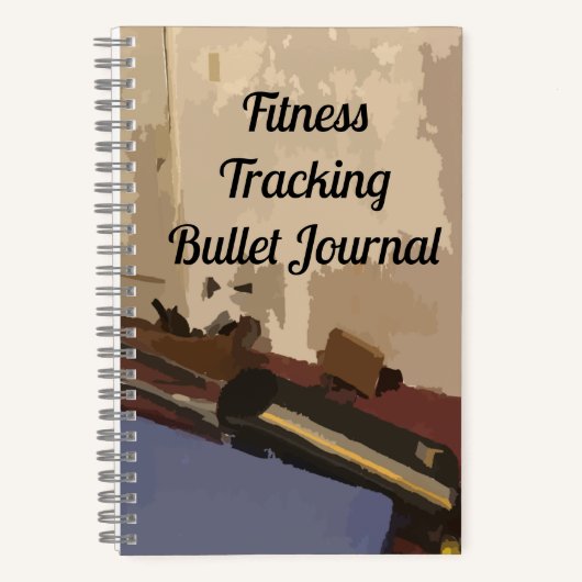 Fitness Tracking Bullet Journal Notitieboek (Voorkant)