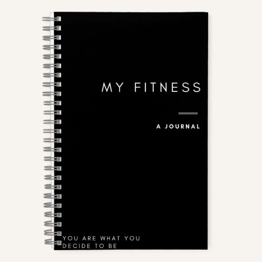 Fitness Tracking Journal Notitieboek (Voorkant)