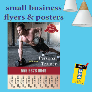 Fitness Trainer Advertising Flyer